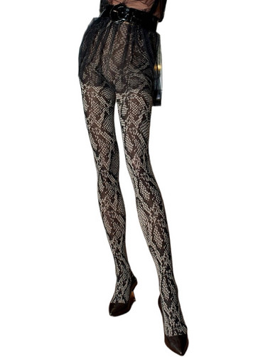 Trasparenze Marsala Καλσόν 50 Den Animal Print Μαύρο