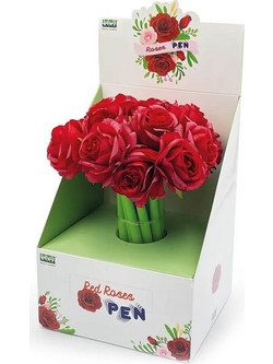 Lebez Flexi Red Roses Στυλό Υγρής Μελάνης 0.5mm Μπλε 81504