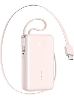Joyroom JR-PR2L Power Bank 10000mAh 35W με Θύρα USB-C Pink