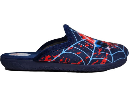 Smart Kids Spider-Man Ανατομικές Χειμερινές Παιδικές Παντόφλες για Αγόρι Navy Μπλε Κόκκινες SL3189