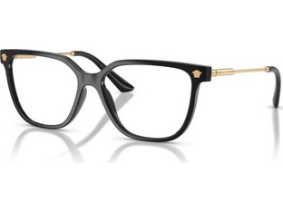 Versace VE3388U GB1 Γυναικείος Σκελετός Γυαλιών Οράσεως Κοκάλινος Μεταλλικός Χρυσός Μαύρος