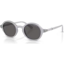 Vogue VO5692S 309887 Ανδρικά Γυαλιά Ηλίου Στρογγυλά Κοκάλινα Λευκά με Μαύρο Φακό