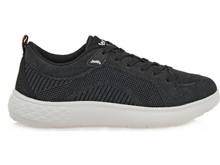 Jeep Ανδρικά Sneakers Μποτάκια με Κάλτσα Μαύρα JM61100A062