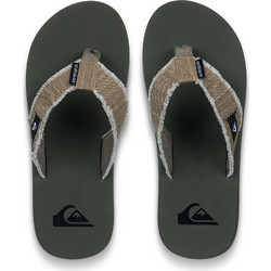 Quiksilver Monkey Abyss Ανδρικές Σαγιονάρες Χακί AQYL100047-CRE0