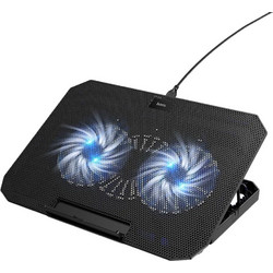 Hoco GA4 Jade Cooling Pad Laptop έως 17" με 2 Ανεμιστήρες & Φωτισμό