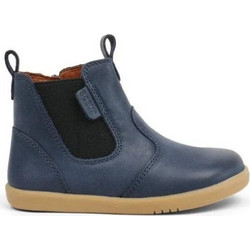 Bobux iWalk Jodhpur Παιδικά Μποτάκια Navy Μπλε Δερμάτινα Chelsea με Φερμουάρ 620825A