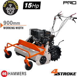 Nakayama Pro PB8900 Αυτοκινούμενος Καταστροφέας Γκαζόν Βενζίνης 15hp Κοπή 90cm