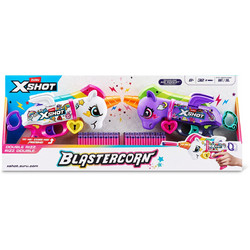 Zuru X-Shot Blastercorn Double Rizz Σετ Παιδικό Όπλο με Μαλακές Σφαίρες 36855