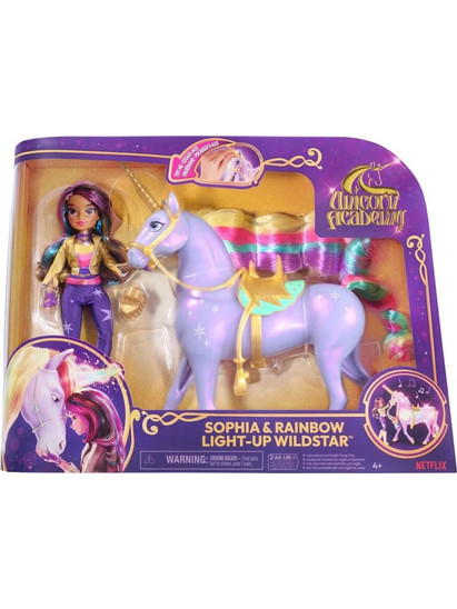 Spin Master Unicorn Academy Sophia & Rainbow Light-Up Wildstar