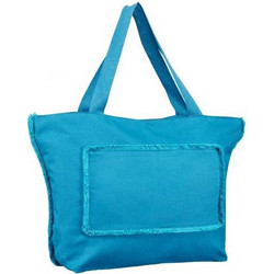UBAG Tahiti Υφασμάτινη Τσάντα Θαλάσσης Ώμου Μπλε 38x57cm