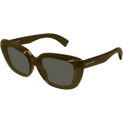 Saint Laurent SL857 009 Γυναικεία Γυαλιά Ηλίου Πεταλούδα Κοκάλινα Πράσινα με Μαύρο Φακό