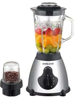 Sokany SK-03042 400W Μπλέντερ για Smoothie με Γυάλινη Κανάτα 1.5lt 400W