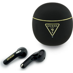 Guess Gold Line Triangle Ακουστικά Bluetooth Earbud Ανθεκτικά στο Νερό Black