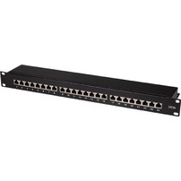 LogiLink NP0061 Ethernet Patch Panel Rack 1U 19" 24 Θυρών Cat.6a Shielded STP