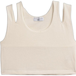 Funky Παιδικό Crop Top Αμάνικο Μπεζ 126-505137-1