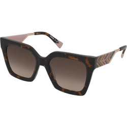 Missoni MIS0264GS 086/HA Γυναικεία Γυαλιά Ηλίου Πεταλούδα Κοκάλινα Καφέ με Καφέ Φακό