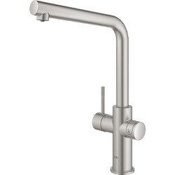 GROHE Blue Home Super 31454DC1 Μπαταρία Κουζίνας Πάγκου Τριπλής Παροχής Ανάμεικτη Inox