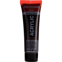 Royal Talens Amsterdam 403 Vandyke Brown Ακρυλικό Χρώμα Ζωγραφικής 20ml