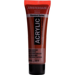 Royal Talens Amsterdam 411 Burnt Sienna Ακρυλικό Χρώμα Ζωγραφικής 20ml
