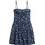 Superdry Mini Καλοκαιρινό Βραδινό Φόρεμα Floral Navy Μπλε W8011971A