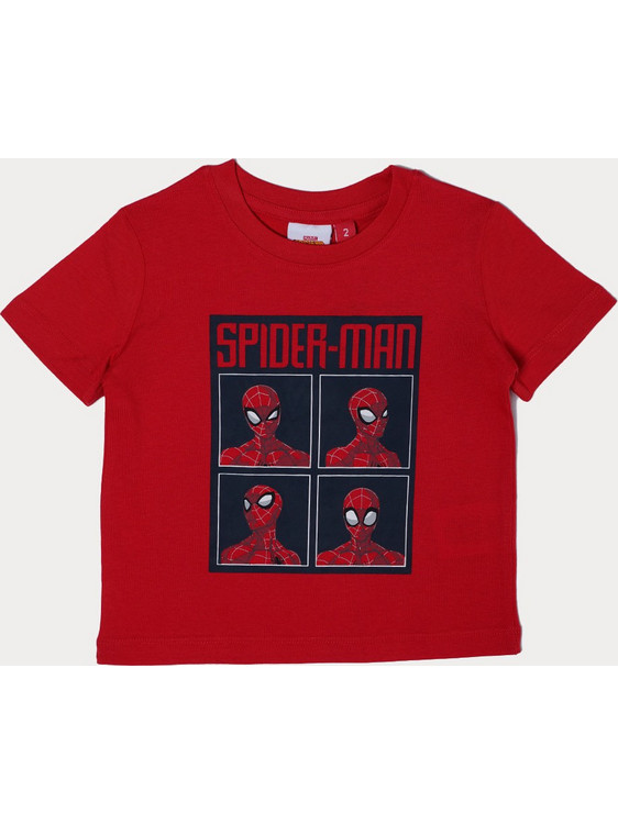 Up Marvel Spider-Man Παιδικό T-Shirt Κοντομάνικο Κόκκινο
