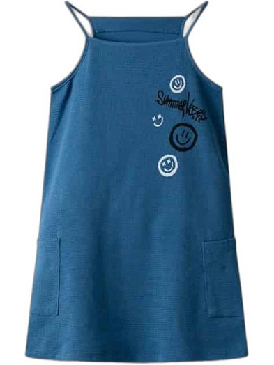 NEK Παιδικό Φόρεμα Navy Μπλε 24926