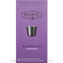 Caf?s Baqu? Κάψουλες Espresso Varanasi Συμβατές με Μηχανή Nespresso 20τμχ