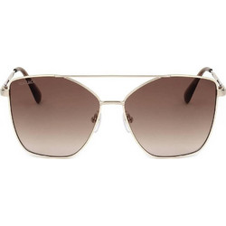Max & Co MO0062 32F Γυναικεία Γυαλιά Ηλίου Πεταλούδα Μεταλλικά Χρυσά με Καφέ Φακό