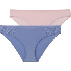 Dorina Sonia Γυναικεία Slip με Δαντέλα 2Pack DCBF0017LA052-2X0538