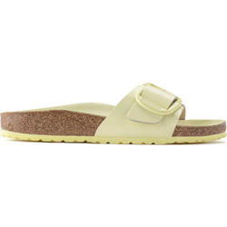 Birkenstock Madrid Big Buckle Γυναικεία Σανδάλια Λουστρίνι Ανατομικά Lime 1022554
