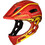 Wozinsky HT-27CZ Παιδικό Κράνος Ποδηλάτου Βουνού / Downhill Full Face με Led Κόκκινο Κίτρινο