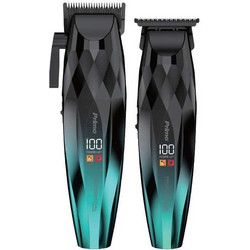 Primo Mirror Green PRHT-40560S Σετ Ξυριστική + Κουρευτική Μηχανή