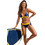 Marko Bondie Bikini Slip Navy Μπλε Κίτρινο M-830