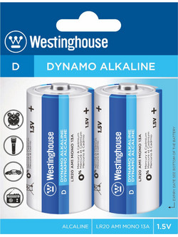 Westinghouse Dynamo Alkaline D 2τμχ