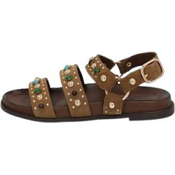 Inuovo Γυναικεία Σανδάλια Suede Καφέ D51045
