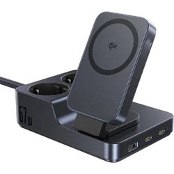 Baseus Nomos Nd11 6in1 Βάση Φόρτισης με Θύρα USB-A & 2 Θύρες USB-C 67W