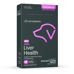 VetriScience SAMe Liver Health Συμπλήρωμα Διατροφής Σκύλου για Ηπατικές Παθήσεις 30 Δισκία