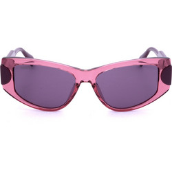Max & Co MO0107 72Y Γυναικεία Γυαλιά Ηλίου Cat Eye Κοκάλινα Ροζ με Μωβ Φακό