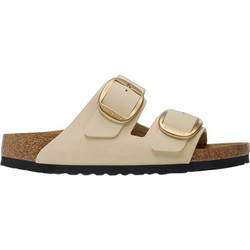Birkenstock Arizona Big Buckle Γυναικεία Σανδάλια Suede Ανατομικά Εκρού 1026585
