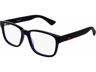 Gucci GG0011O-008 Ανδρικός Σκελετός Γυαλιών Οράσεως Κοκάλινος Μαύρος