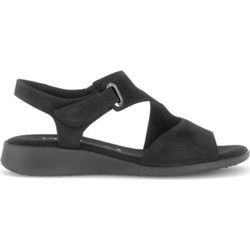 Gabor Γυναικεία Σανδάλια Suede Ανατομικά Μαύρα 82803-47