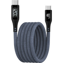 Lime LBMLCC01 Braided USB-C to USB-C 12W 1.2m Grey
