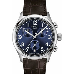 Tissot T-Sport Ανδρικό Ρολόι Χρονογράφος με Καφέ Δερμάτινο Λουράκι T116.417.16.042.00
