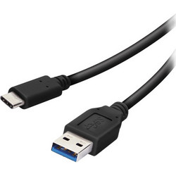 Vivanco TCABUSBATYC15W USB-A to USB-C 1m Black