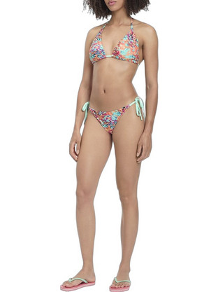 Firefly Mari II Playfull Bikini Set Τριγωνάκι Animal Print Τιρκουάζ Κοραλί 434858-900