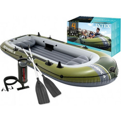 Intex Seahawk 4 Φουσκωτή Βάρκα 4 Ατόμων με Κουπιά & Τρόμπα 66334