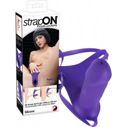 You2Toys for Lovers Harness Strap On με Dildo Μωβ