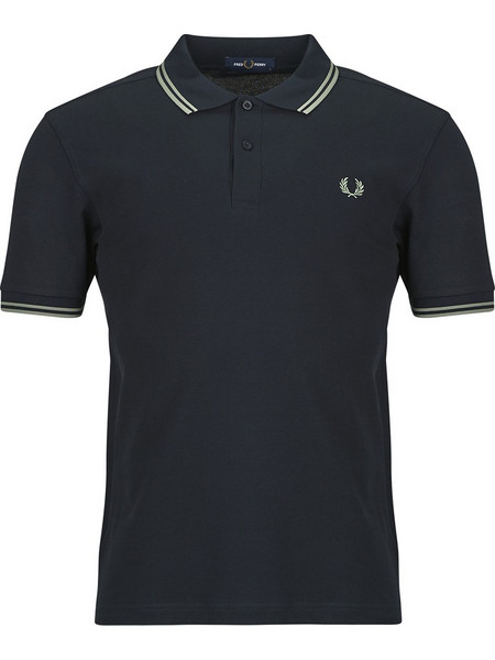 Fred Perry Ανδρική Μπλούζα Polo Κοντομάνικη Μαύρη M3600-T73