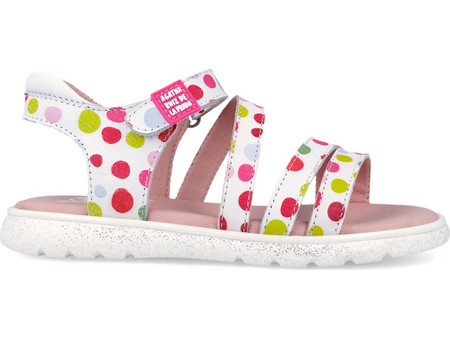Agatha Ruiz De La Prada Παιδικά Πέδιλα για Κορίτσι Ανατομικά Λευκά Πολύχρωμα 262962-B310