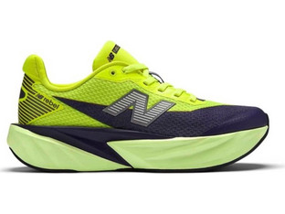New Balance FuelCell Rebel v5 Παιδικά Sneakers Lime Μαύρα GFCX2PO
